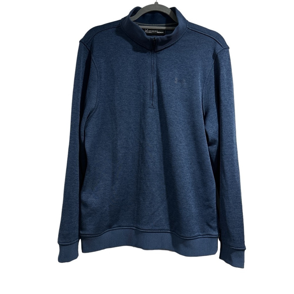 Under Armour‎ pull over 3/4 zip blue medium